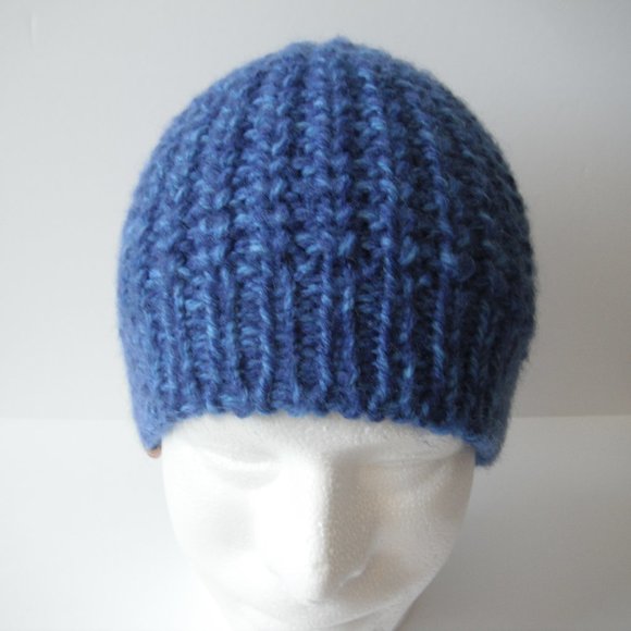 Hand Knitted Hat Toque Adult Size - S (M) Wool Unisex Color 018 Hand knit by me - Picture 4 of 9